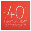Pigment Productions Felicitare - 40 Happy Birthday