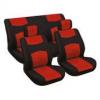 Carpoint Huse scaun Standard 6buc - Negru/Rosu