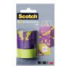 SCOTCH Banda adeziva decorativa, animal print - mov - verde, blister