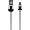 Blautel Cablu de date MicroUSB 1.0m Alb
