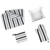 Heinner Set bucatarie 15 piese Alb cu Negru