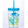 Contigo Pahar pentru copii Floating Straw 470ml (Blue Shark)