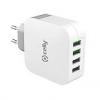 Celly TC4USBTURBO 4xUSB 1A+2.4A Turbo Alb