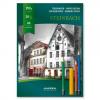 Aurora Bloc desen A4 20 file 250 g/mp carton alb Steinbach 926701