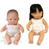 Miniland Baby asiatic (fata) Papusa 21cm