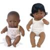 Miniland Baby hispanic (fata) Papusa 40cm