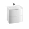 Cersanit Mobilier rotunjit cu sertare alb Easy 70 cm