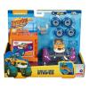 Blaze Set masinuta cu cauciucuri de schimb Monster Machines, Stripes FNR45
