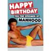 Dean Morris Cards Felicitare Happy Birthday - Fine Specimen Of Manhood