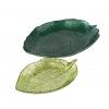 Boltze Set 2 platouri decorative Leaf