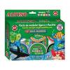 Alpino Kit 6 culori x 40gr plastelina magica + 4 seturi accesorii, Sea World