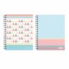 Herlitz Spiral hardback notebook A6 Graphic Pastels 100sheets squared 2 assorted motifs 50009909