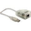 Delock Placa de retea USB 2.0 la retea 10/100 Mbps 61147