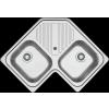 Barazza B_FAST 83x83cm de colt cu 2 cuve si picurator (1LFS82A )