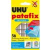 Uhu Tablete de adeziv transparente 56 bucati Patafix Invisible UH771037