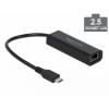 Delock Adaptor USB 3.1-C la 2.5 Gigabit LAN 66298