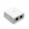 Gembird CAT6 UTP 2-port surface mount box NCAC-2U6-01