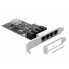 Delock PCI Express la 4 x Gigabit LAN 89567