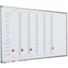 SMIT Planner anual, 60 x 120 cm, profil aluminiu SL, SMIT (benzi magnetice incluse)