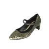 ZARA Pantofi Denise Golden 7238101091