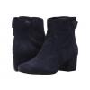 Bandolino Fauna Navy Satin Kid Suede