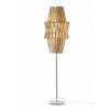 Fabbian Lampadar Stick F23 C04 Lumina alba + lemn cu 1 bec
