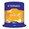 Verbatim 4.7GB DVD-R 16X Matt Silver 100pcs (43549)