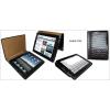 Piel Frama Husa iPad crocodil, inchidere magnetica