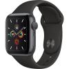 Apple Watch 5 GPS Aluminiu Negru 44MM Si Curea Sport Silicon Negru