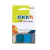Stickn Film index autoadeziv 45 x 25mm, 50 file/set, cu dispenser, Stick