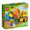LEGO Camion & Excavator Pe Senile 10812