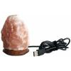 Monte Cristal Lampa din cristale de sare natural, cu usb 1buc