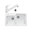 BLANCO CLASSIC 8 SILGRANIT ALB + DARAS ALB