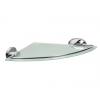 Bisk Glass bathroom shelf (corner) SIDE 01015