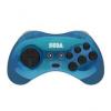 Retro-Bit Controller Arcade Pad Sega Saturn Wireless 2.4G M2 Blue Pc