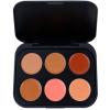 BH Cosmetics 6 Color paleta corectoare culoare Dark 5,8 g