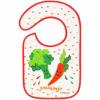 BabyOno Bavetica mare impermeabila cu scai 6m+ Legume