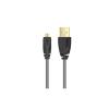 Sinox USB2.0 Plus A (T) - Micro-B (T), 2.0m, Black (SXC4902)
