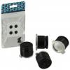 ZedLabz Alloy Metal Bullet Buttons Jet Black 4 Pcs Ps4