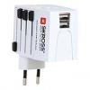 Skross Adaptor universal, 5 V, 2 x USB