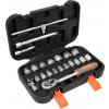 Sthor Trusa tubulare 3/8'', 22 buc, 58661