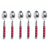 Clayre & Eef Set 6 linguri Davina Red