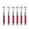 Clayre & Eef Set 6 furculite Davina Red