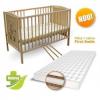 First Smile Patut copii Ursulet + Saltea Coco Lux