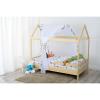 BabyNeeds Casuta 160x80 cm, Natur