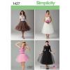 Simplicity Tipar fusta tul 1427