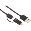 Kit 2IN1USBDAT, 2 in 1, Micro-USB / Lightning