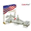 Cubic Fun Capitoliul din Washington SUA - Puzzle 3D - 132 de piese