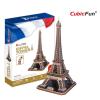 Cubic Fun Turnul Eiffel Paris Franta - Puzzle 3D - 82 de piese