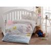 Bahar Tekstil Lenjerie de patut bumbac 100%, Bahar Home, Olivia v2 - Blue